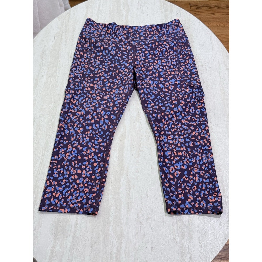 Old Navy Women's Active Go-Dry Leggings Size L Multicolor High Rise